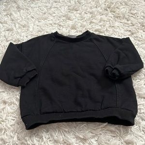 Zara Toddler Black Sweatshirt